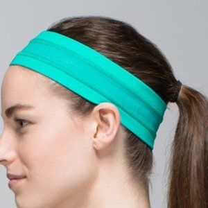 Lululemon Teal Fly-Away Tamer Headband